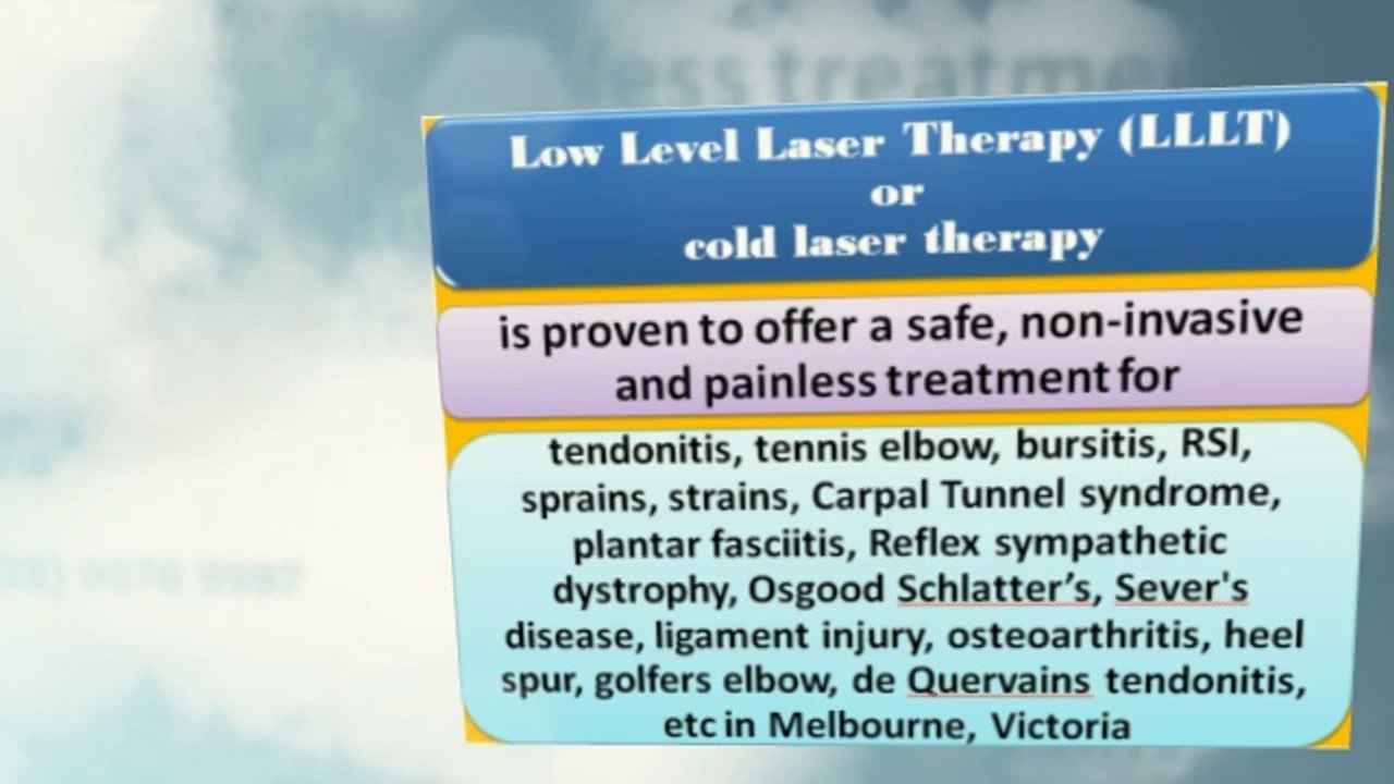 Low Level Laser Light Therapy