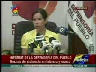 Gabriela Ramirez Defensora del pueblo Defiende la tortura en protestas venezuela
