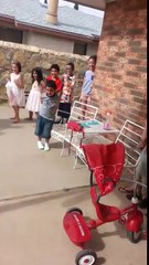 Mickey Mouse goes to a birthday and gets beaten to death