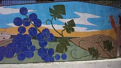 Mosaique Amphithéâtre St Georges Réalisation Hassan.Baquou et Olivier.Chazot