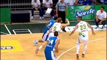 Alley-oop sulla sirena per Antetokounmpo