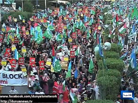 Dunya News - Sirajul Haq urges Army Chief to stand for Gaza, not to 'fear' America