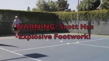 Elite Tennis Training Serve And Volley Lesson