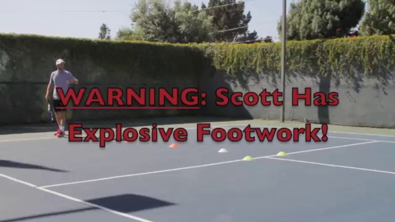 Elite Tennis Training Serve And Volley Lesson