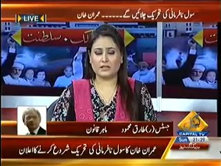 Justice R Tariq Mehmood Response On Imran Khan Speech