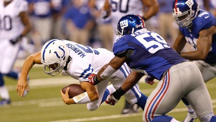 Giants vs. Colts preseason highlights