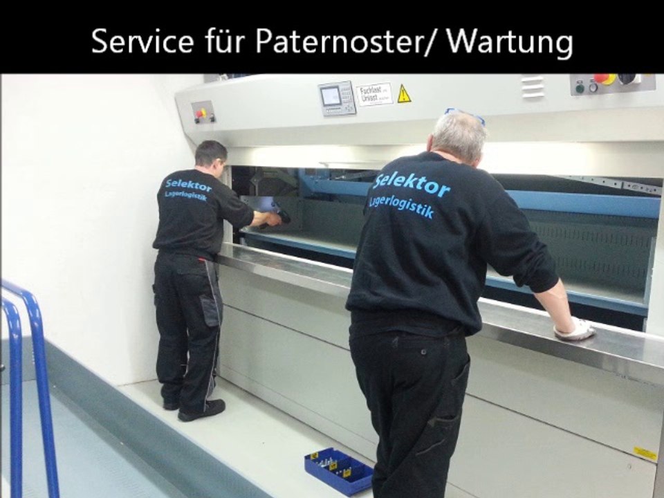 Reparatur Paternoster Umlaufregal - Selektor Lagerlogistik
