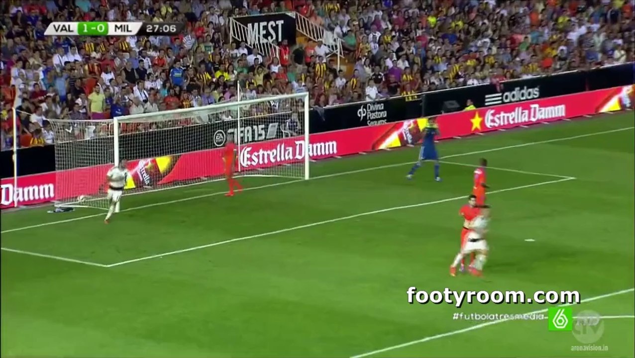 Valencia 2-1 AC Milan Footyroom.com