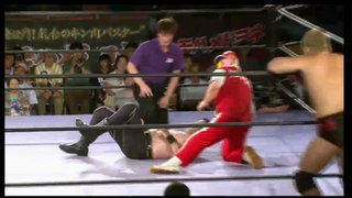 Akitoshi Saito & Masao Inoue vs. Genba Hirayanagi & Kikutaro (NOAH - 08:/2/14)