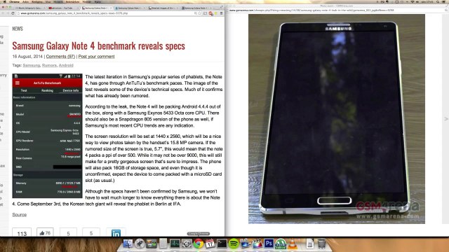 NEW Samsung Galaxy Note 4 LEAKED Specs