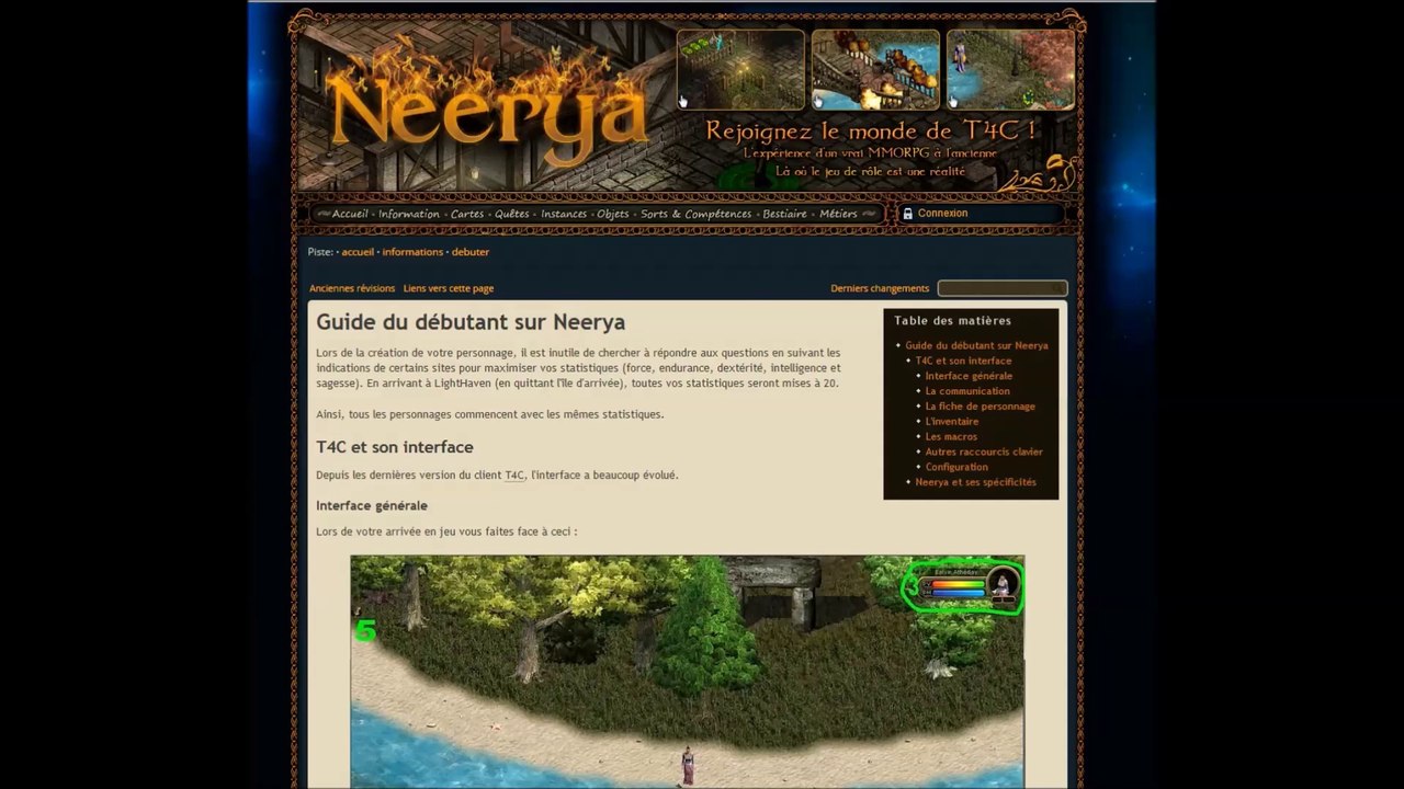 la quatrieme prophetie #2 - Tutoriel Interface T4C