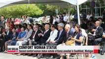 Second comfort women statue overseas unveiled in Michigan