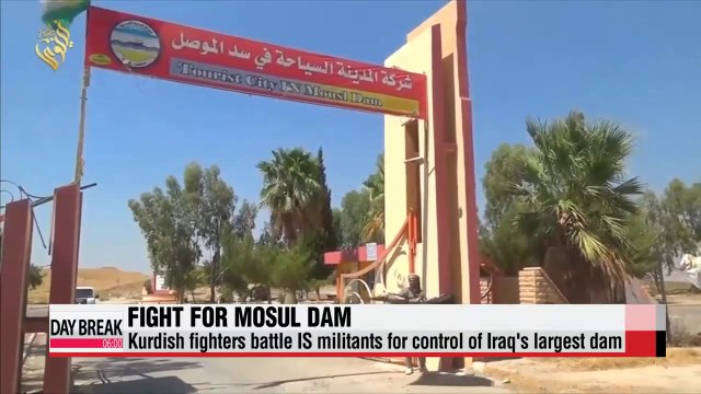 Kurdish fighters battle IS militants for control of Iraq's largest dam