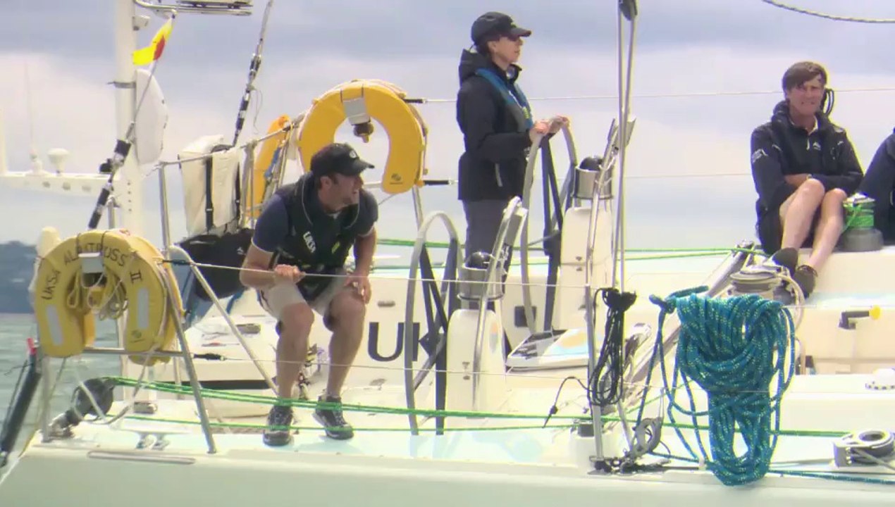 Boats on TV's World on Water Global Sailing News August 17.2014 Gale hit Round Britain Ireland Race