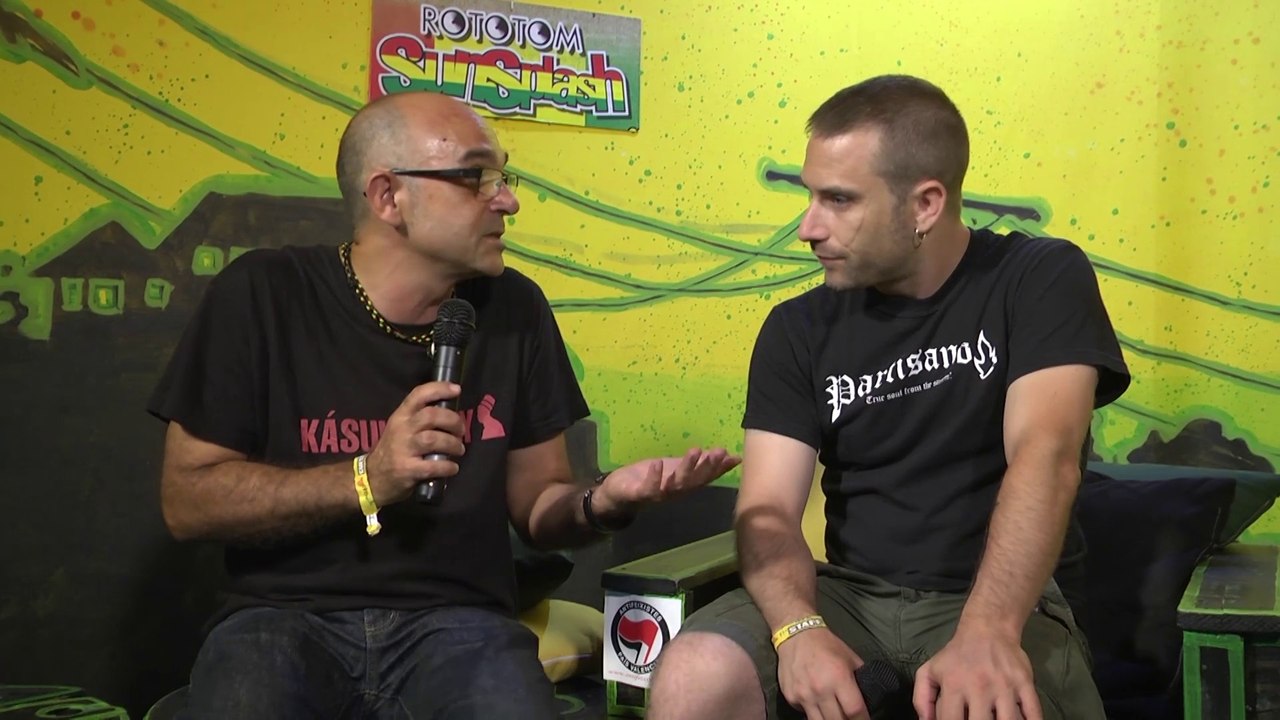 RAFA CRESPO interview @ Rototom Sunsplash 2014
