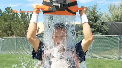 Peyton Manning takes the Ice Bucket Challenge