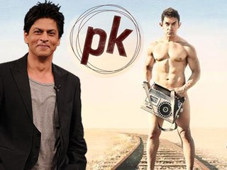Shahrukh Khan MOCKS Aamir Khan's PK Poster