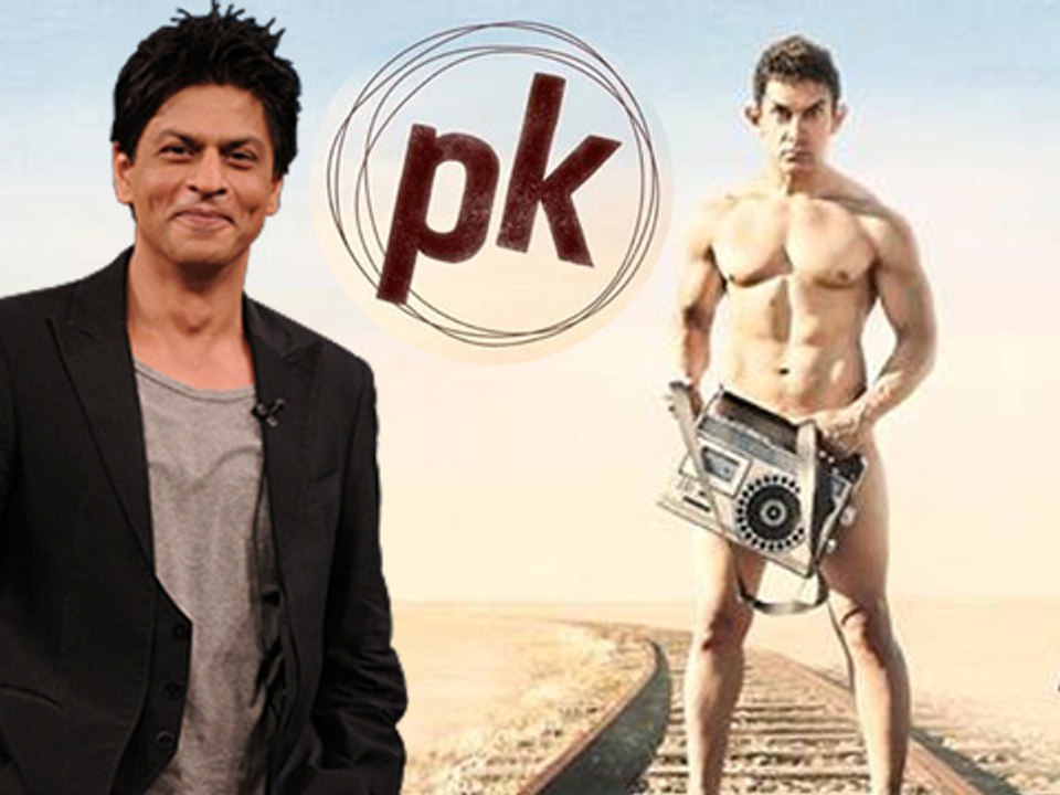 Shahrukh Khan MOCKS Aamir Khan's PK Poster