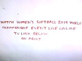 Russia V Czech Republic Live Softball Women's World 2014 Game Streaming Online,