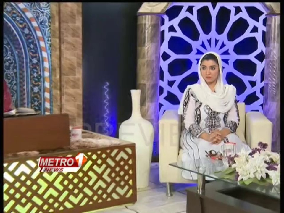 Metro 1 News Sehri Transmission 13 Roza 2014