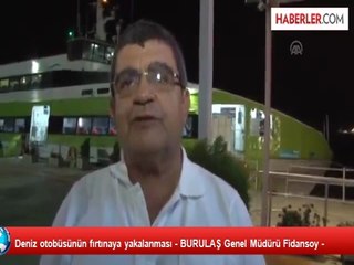 Deniz Otobüsü Seferleri İptal