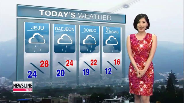 Heavy downpours down south, drizzles up north