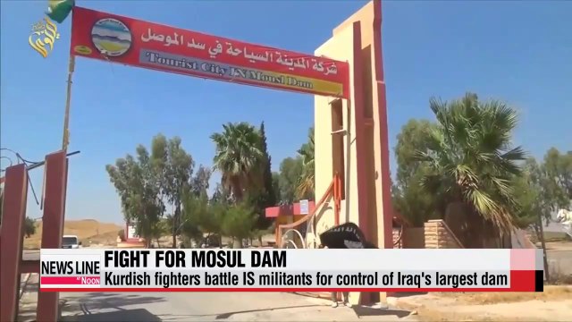 Kurdish fighters battle IS militants for control of Iraq's largest dam
