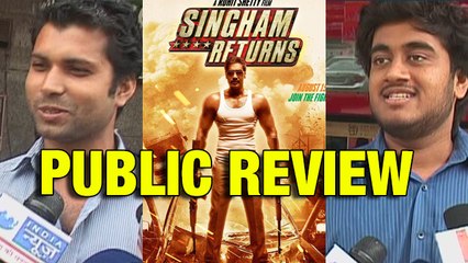 Singham Returns Public Review | BLOCKBUSTER MOVIE