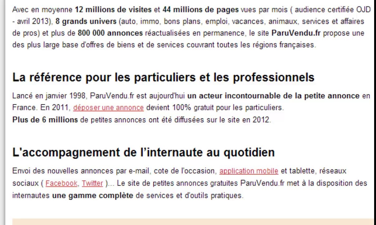 Toutes les actus de Paruvendu disponibles en un simple clic !