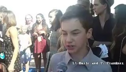 Hayden Byerly of The Fosters at Teen Choice Awards 2014 Blue Carpet