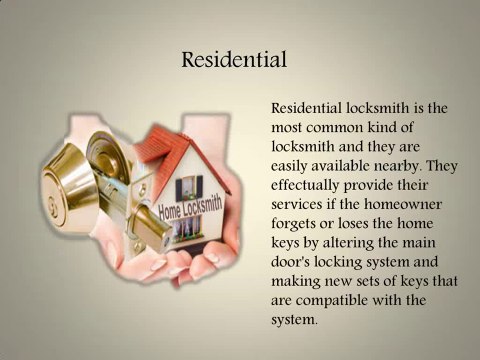 Types of Locksmiths Services at Brookvale