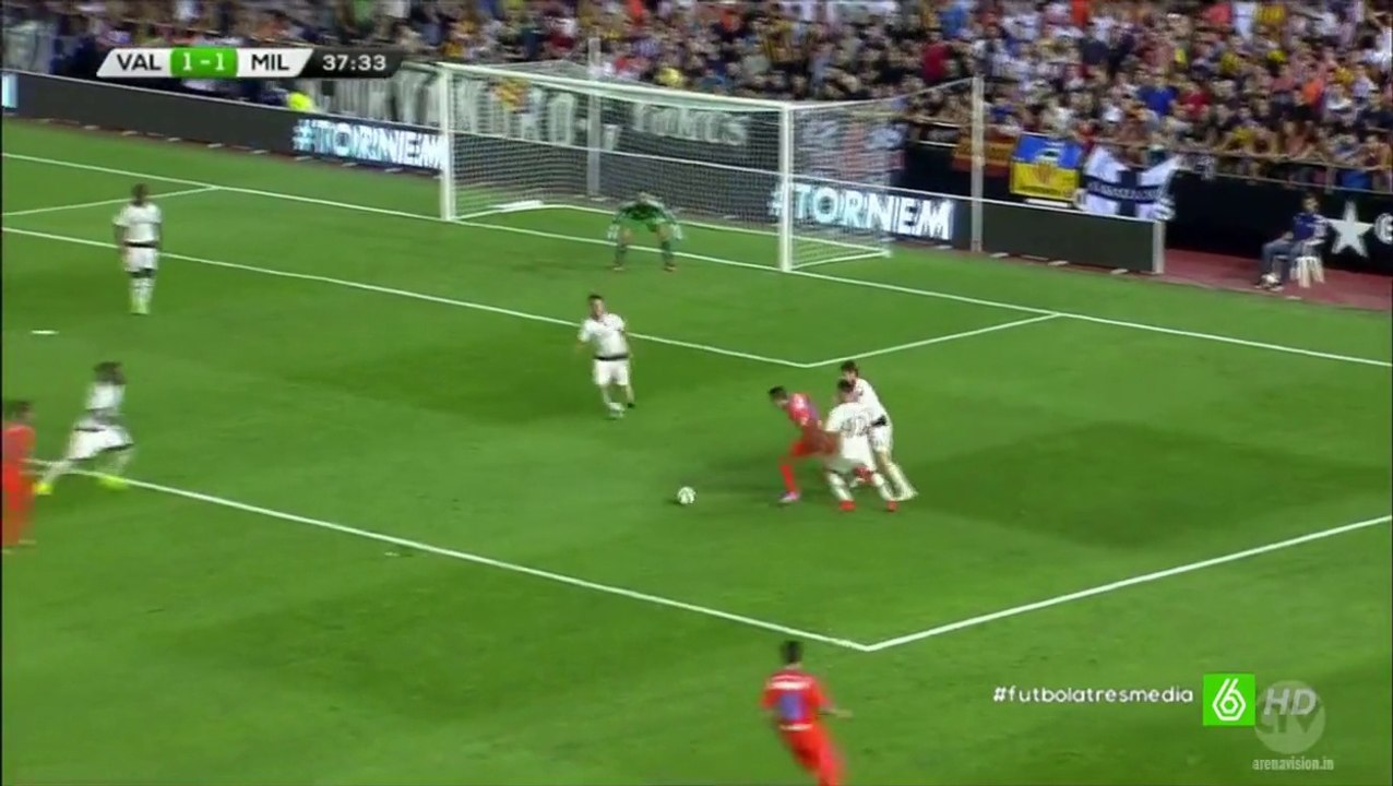 2014.08.17: Valencia CF 2 - 1 AC Milan (Resumen)