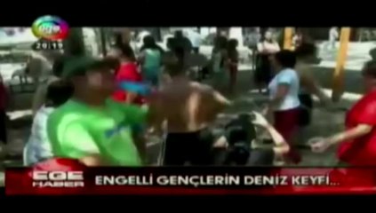 Çiğli Belediyesi'nden engelli gençlere en keyifli tatil.
