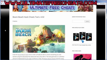 [Nouveau] Boom Beach Pirater Triches Outil Télécharger - Android - iOS