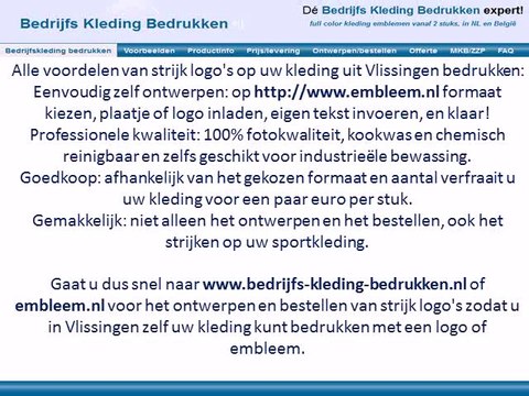 Kleding bedrukken Vlissingen