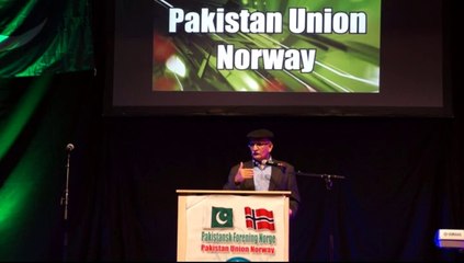 Prof. Sajid Ali14th Aug. 2014 speech, Oslo, Norway 1