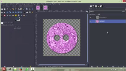 Créer un bouton avec Gimp