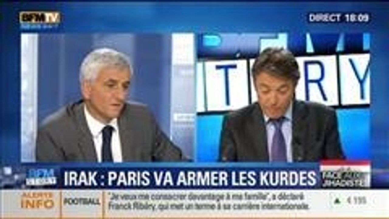 BFM Story: Irak: Paris va livrer des armes aux forces kurdes - 13/08