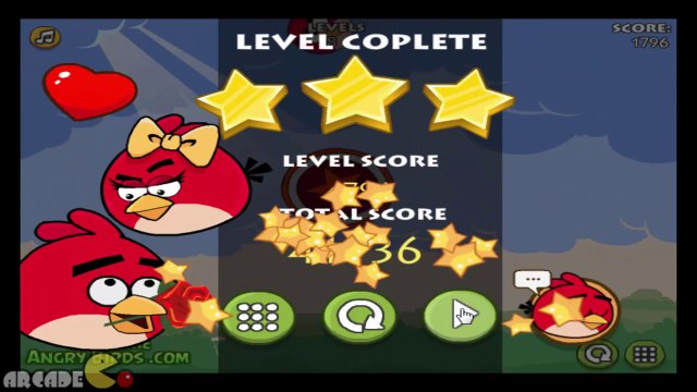 Angry Birds - Rolling Angry Birds Lover Rescue Compleate levels Walkthrough