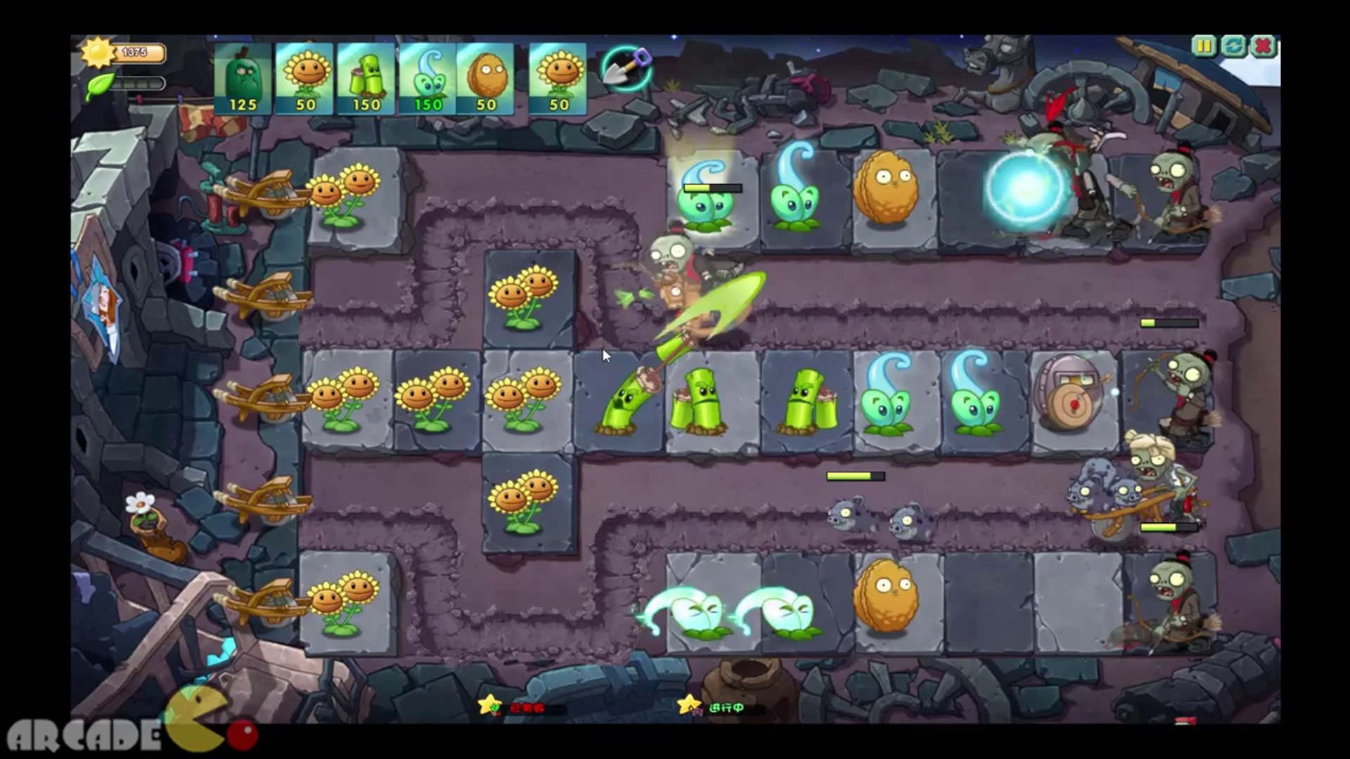 Plants Vs Zombies Online: New Plants, Winter Melon, New World, Qin Shi  Huang Mausoleum Day 7 