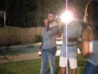 Fiesta Ibicenca 2014 con Maria y Hugo, Karaoke Miguel Angel y Andres