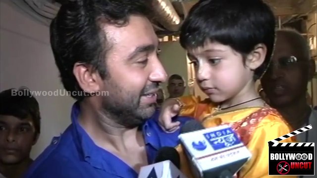 Shilpa Shetty-Raj Kundra Celebrate Janmashtami With Son Viaan