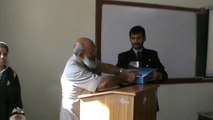 Presenting Shield to the chief Guest