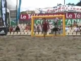 Match contre les barjots - sandball