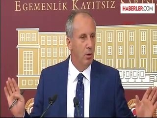 Muharrem İnce: CHP Grup Başkanvekilliği Görevimden İstifa Ettim