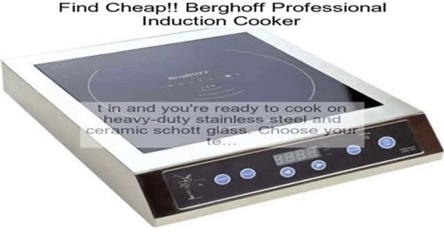 Berghoff Professional Induction Cooker Review