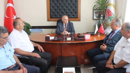 Ereğli Kaymakamı İbrahim Çay, muhtarlar ziyaret