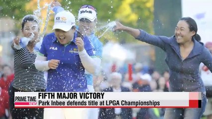 Park Inbee wins fifth major, defending LPGA Championships