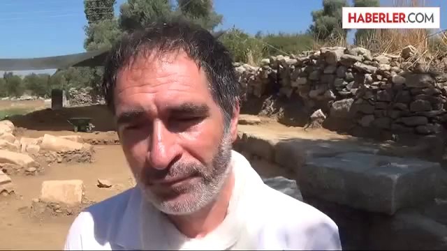 Euromos Antik Kenti kazı çalışmaları -