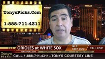 Chicago White Sox vs. Baltimore Orioles Pick Prediction MLB Odds Preview 8-18-2014